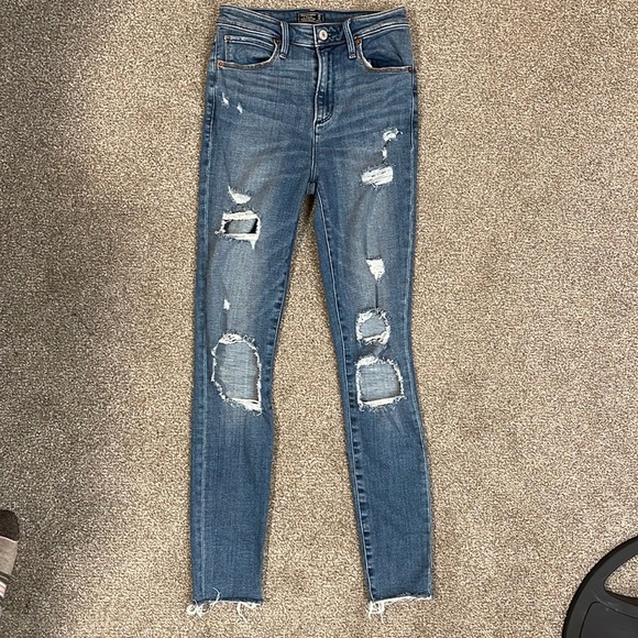 Abercrombie & Fitch high rise skinny jeans - Picture 2 of 7
